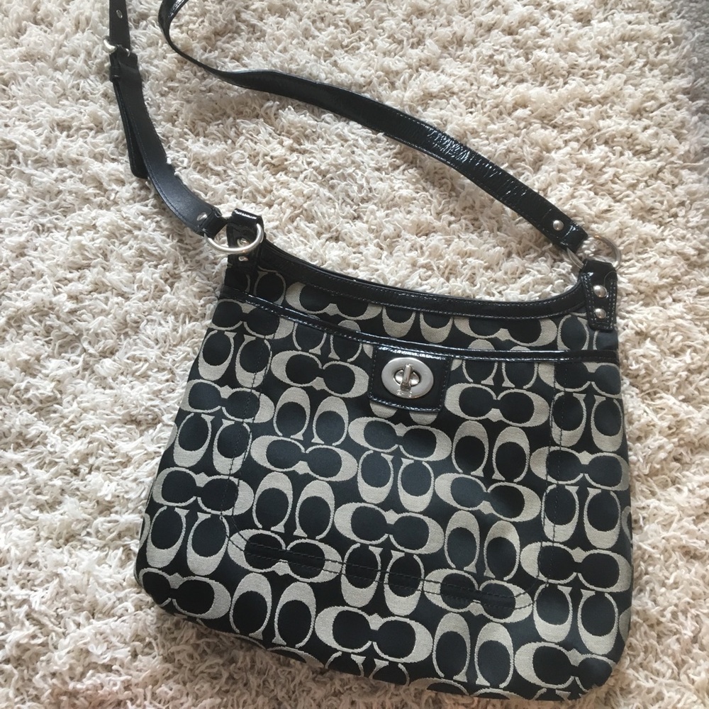 Coach Black Shoulder Bag